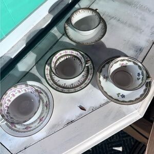 Vintage Floral Tea Cup and Saucer Set